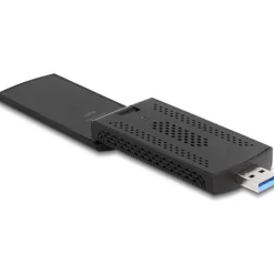 Delock Wi-Fi 6E Dualband WLAN USB Adapter AX5400 (2 x 2402 + 574 Mbps)