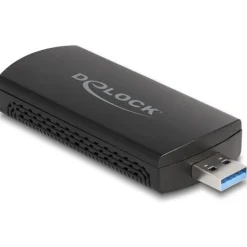 Delock Wi-Fi 6E Dualband WLAN USB Adapter AX5400 (2 x 2402 + 574 Mbps)
