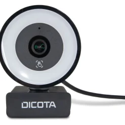 Dicota Webcam-Ringlicht Webcam USB