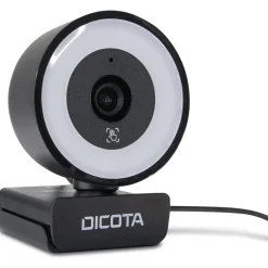Dicota Webcam-Ringlicht Webcam USB