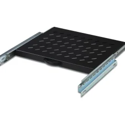 Digitus ausziehbarer Fachboden für Netzwerk- und Serverschränke schwarz (DN-19 TRAY-2-600-SW)