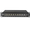Digitus Cat.6A Patch Panel, geschirmt, 12-Port, 10", schwarz