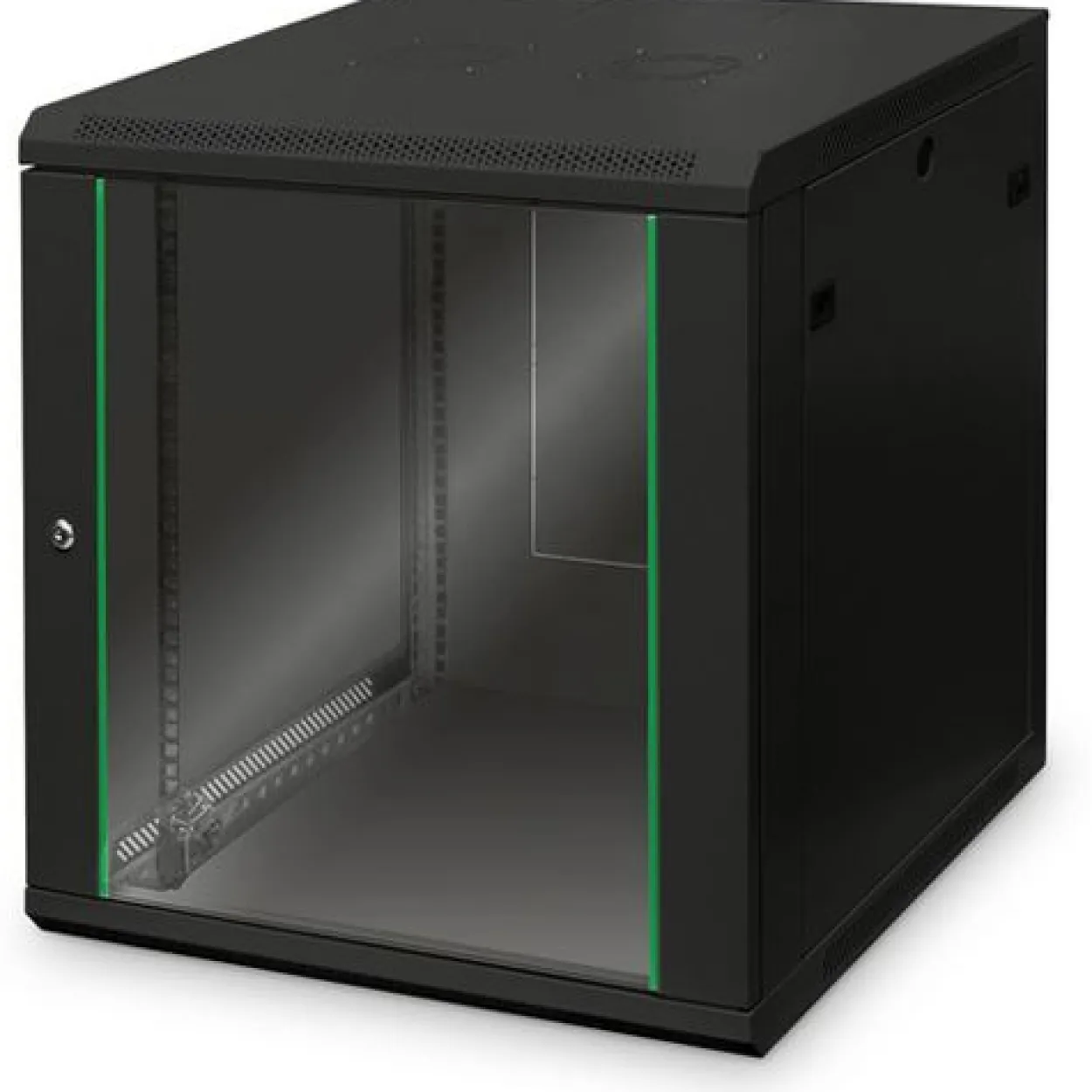 Digitus DN-19 12U-6/6-EC-SW 12HE Wandgehäuse 638x600x600mm RAL 9005, schwarz