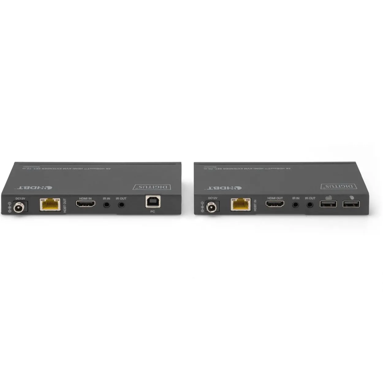 Digitus DS-55512 - Sender und Empfänger - Video/Audio/Infrarot/USB Extender - HDMI, HDBaseT