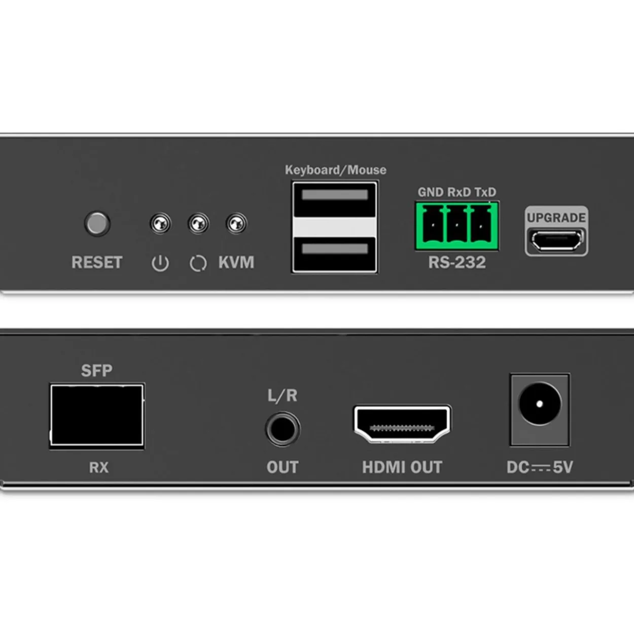 Digitus Extender Set HDMI Fiber 4K/60Hz schwarz