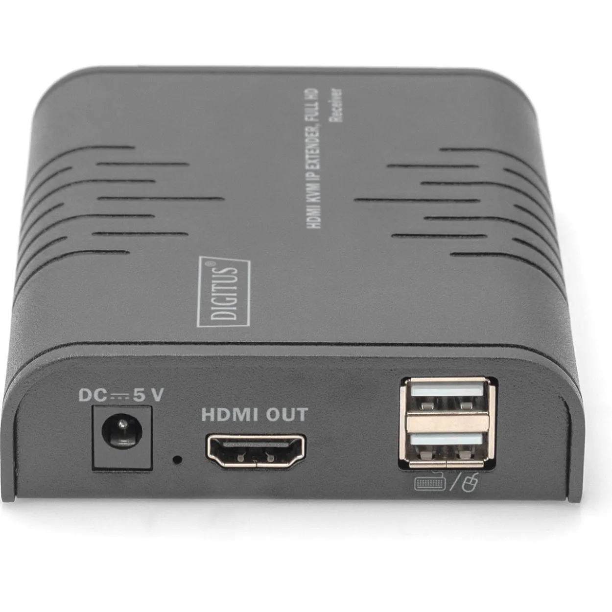 Digitus HDMI KVM IP Extender Receiver, Full HD 1,2m Kabel