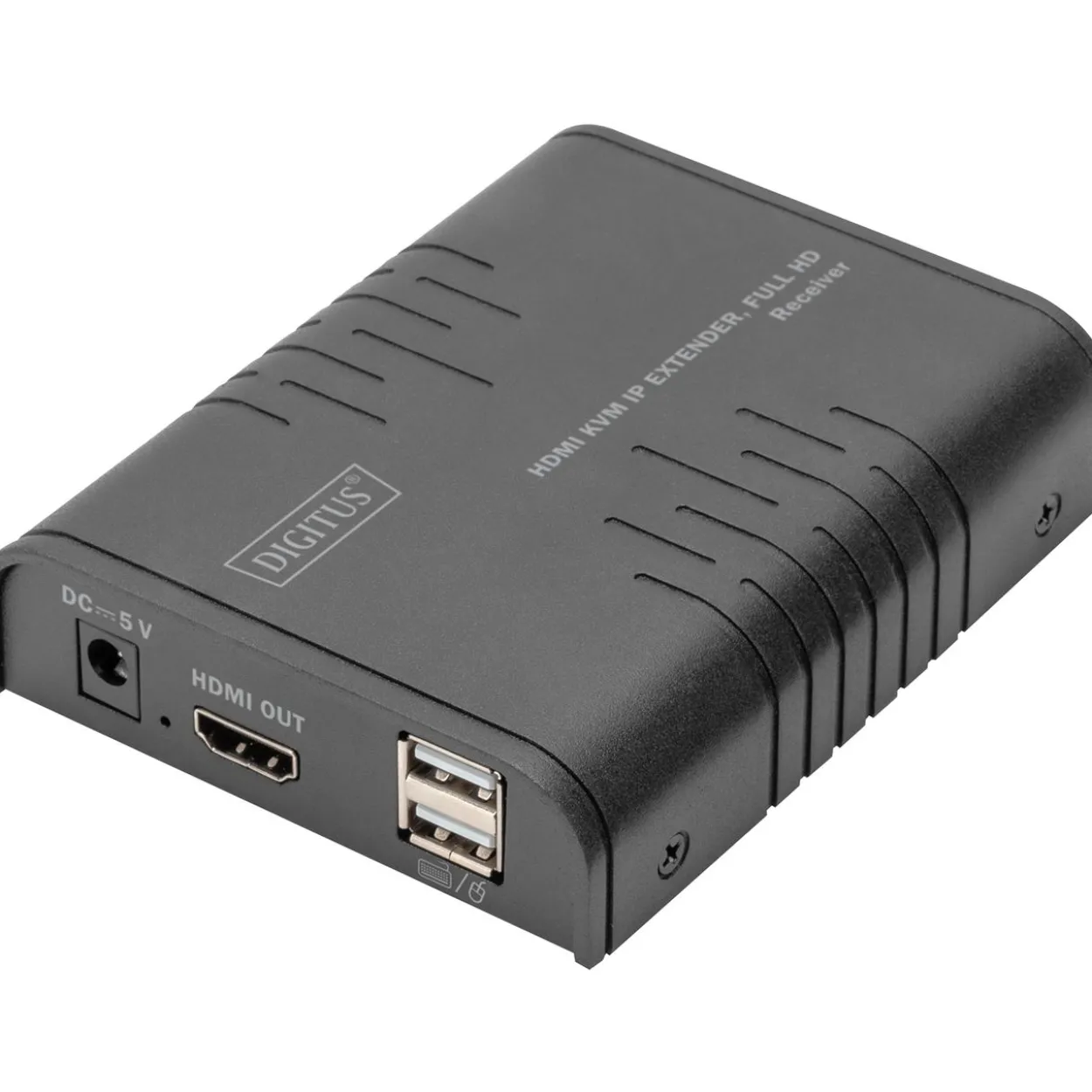 Digitus HDMI KVM IP Extender Receiver, Full HD 1,2m Kabel