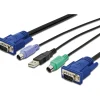 Digitus Kabelsatz für 19" TFT Konsolen, 5,0 m