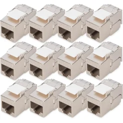 Digitus Keystone Cat6A geschirmt 12 Stk. werkzeugfr