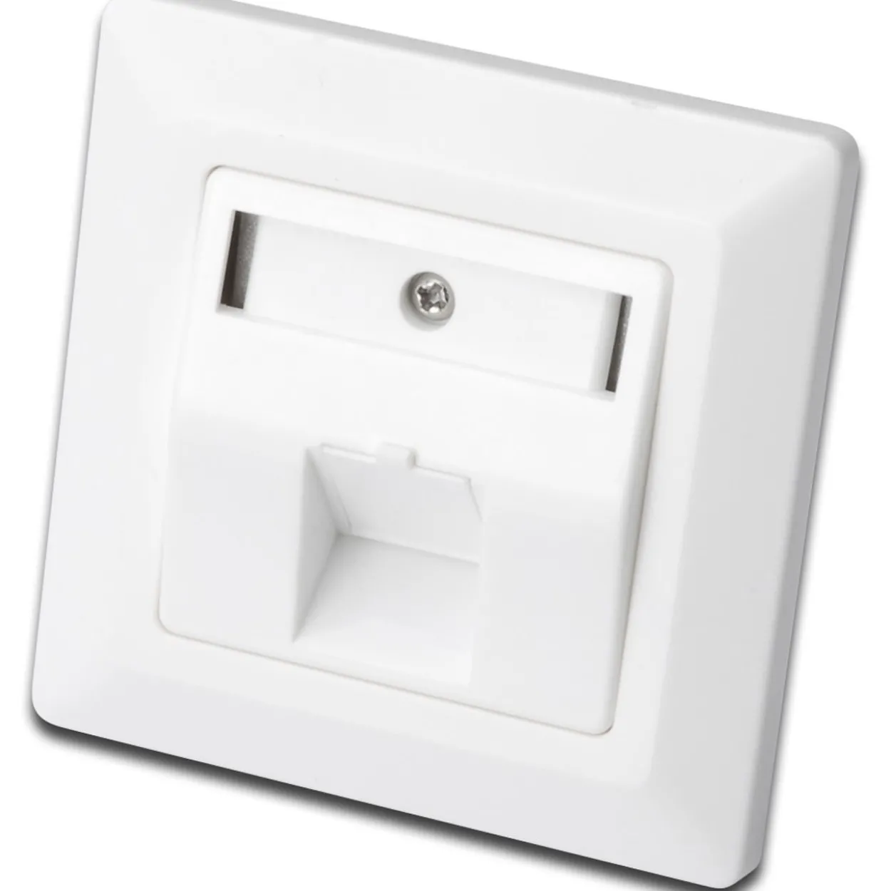 DIGITUS Leerdose für Keystone Module, 1-fach, reinweiß
