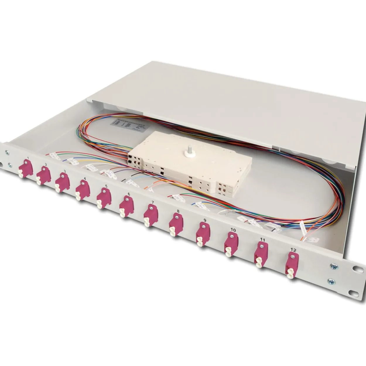 Digitus LWLSpleißbox, bestückt, LC, OM4