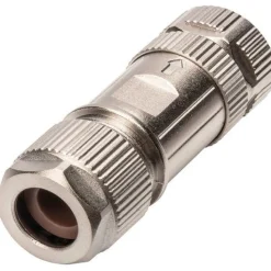 Digitus M12-Buchse X-kodiert IP67,Cat.6A, feldkonfektionier.
