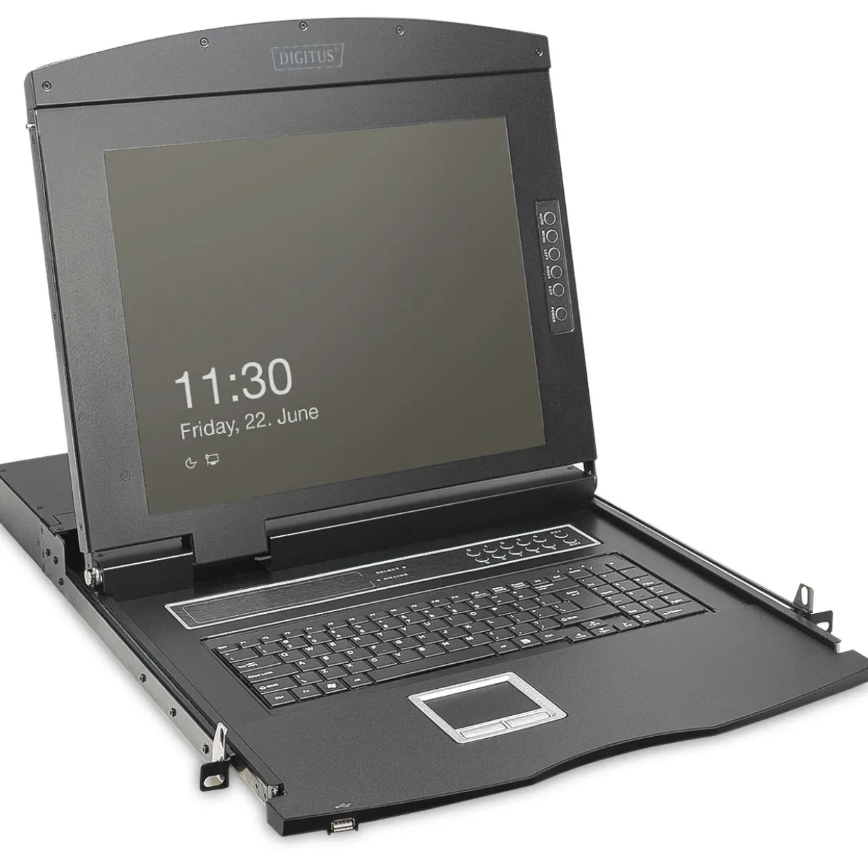 Digitus Modulare Konsole 19"HD LCD,16-port VGA KVM Deutsch