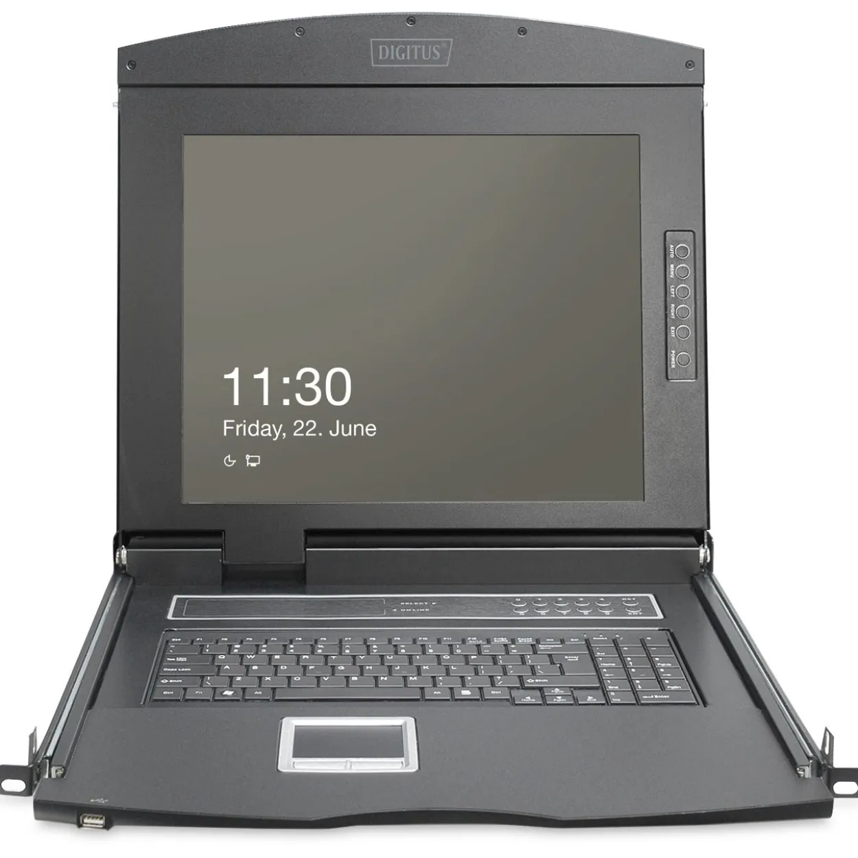 Digitus Modulare Konsole 19"HD LCD,16-port VGA KVM Deutsch