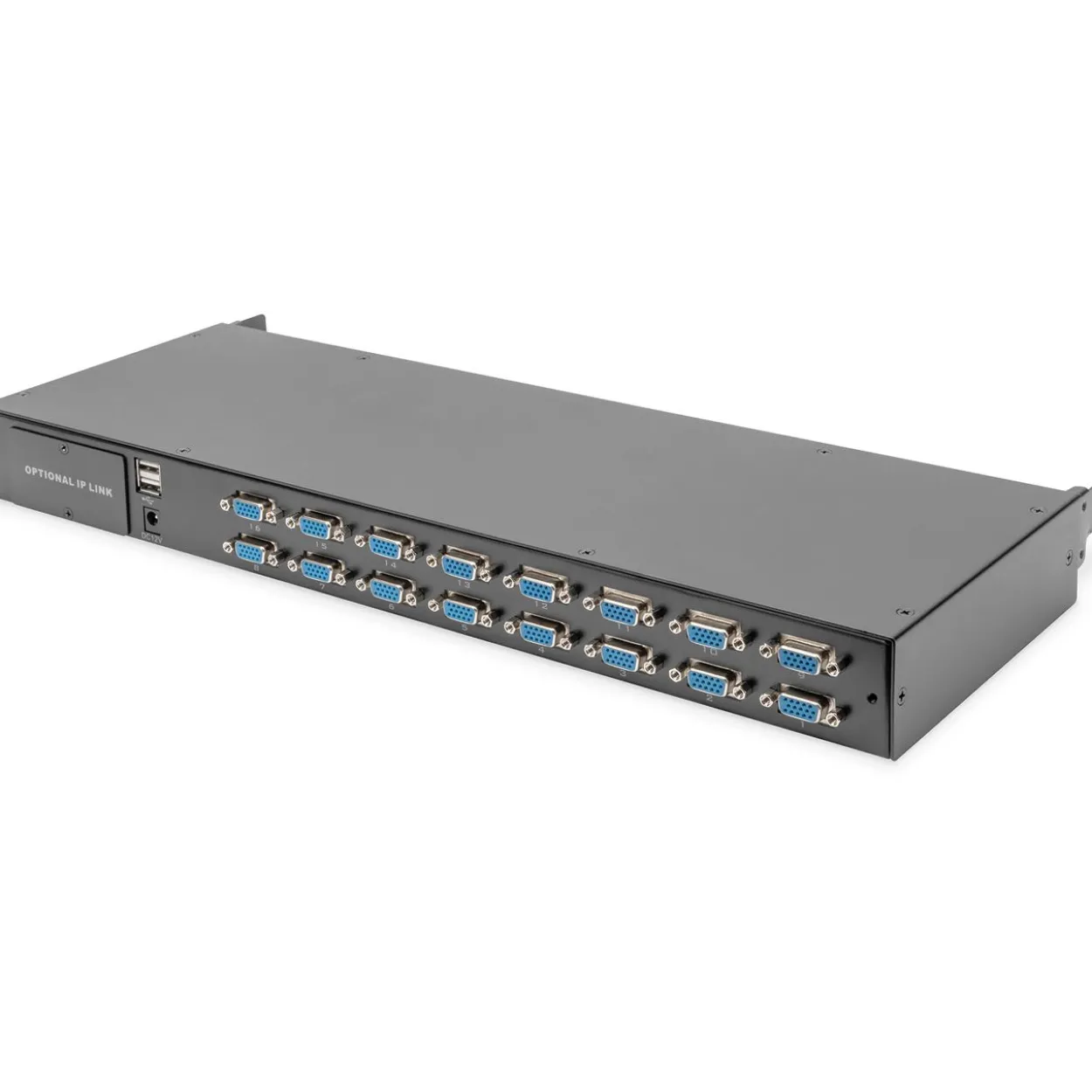 Digitus Modulare Konsole 19"HD LCD,16-port VGA KVM Deutsch
