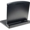 Digitus Modulare Konsole mit 17" TFT 8 Port KVM & Touchpad deutsche Tastatur RAL 9005 - schwarz