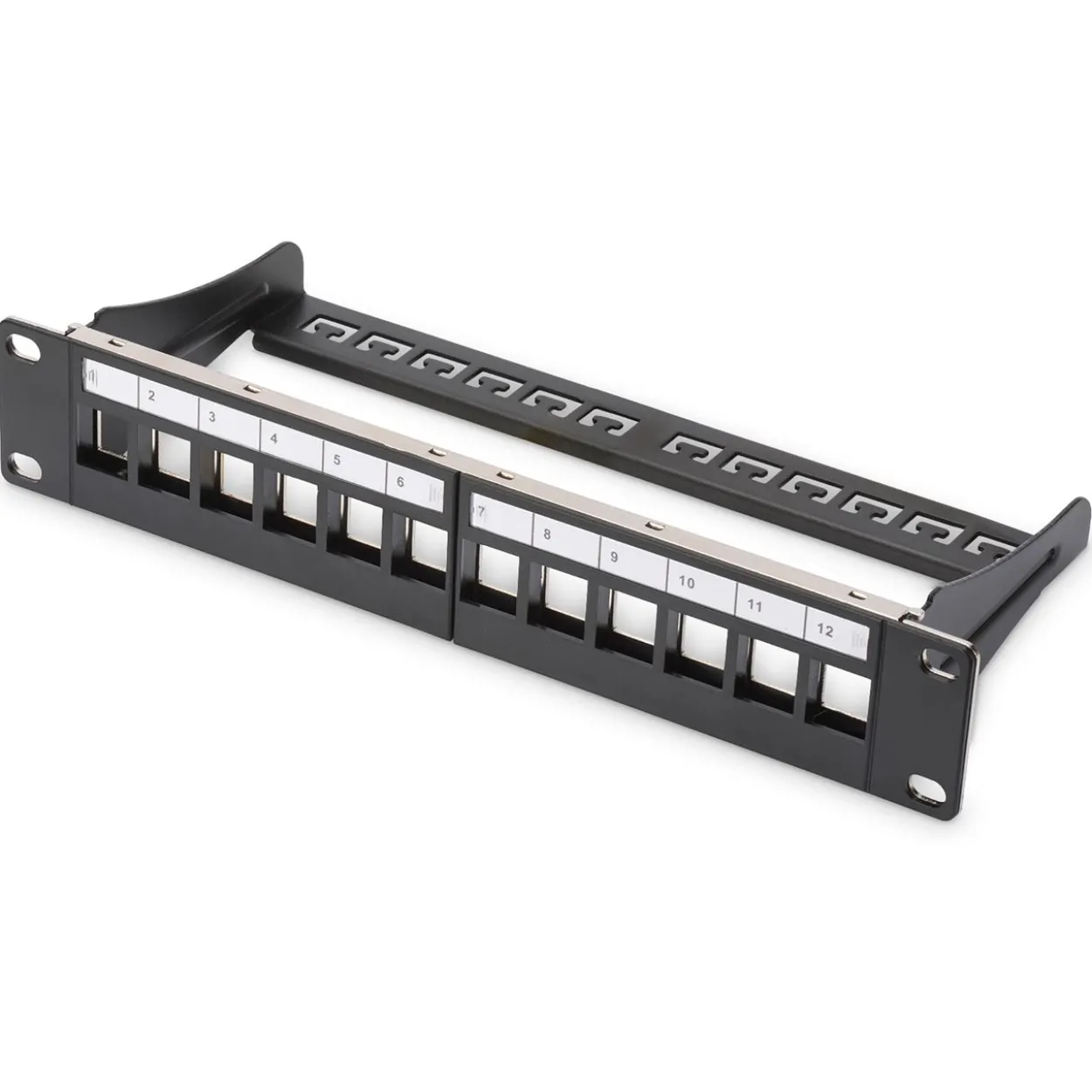 Digitus 10" Modular Patch Panel für Keystone Module, 12-Port