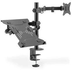 Digitus Monitor Arm with Notebook Tray 17-32IN CLAMP OR GROMMET MOUNT
