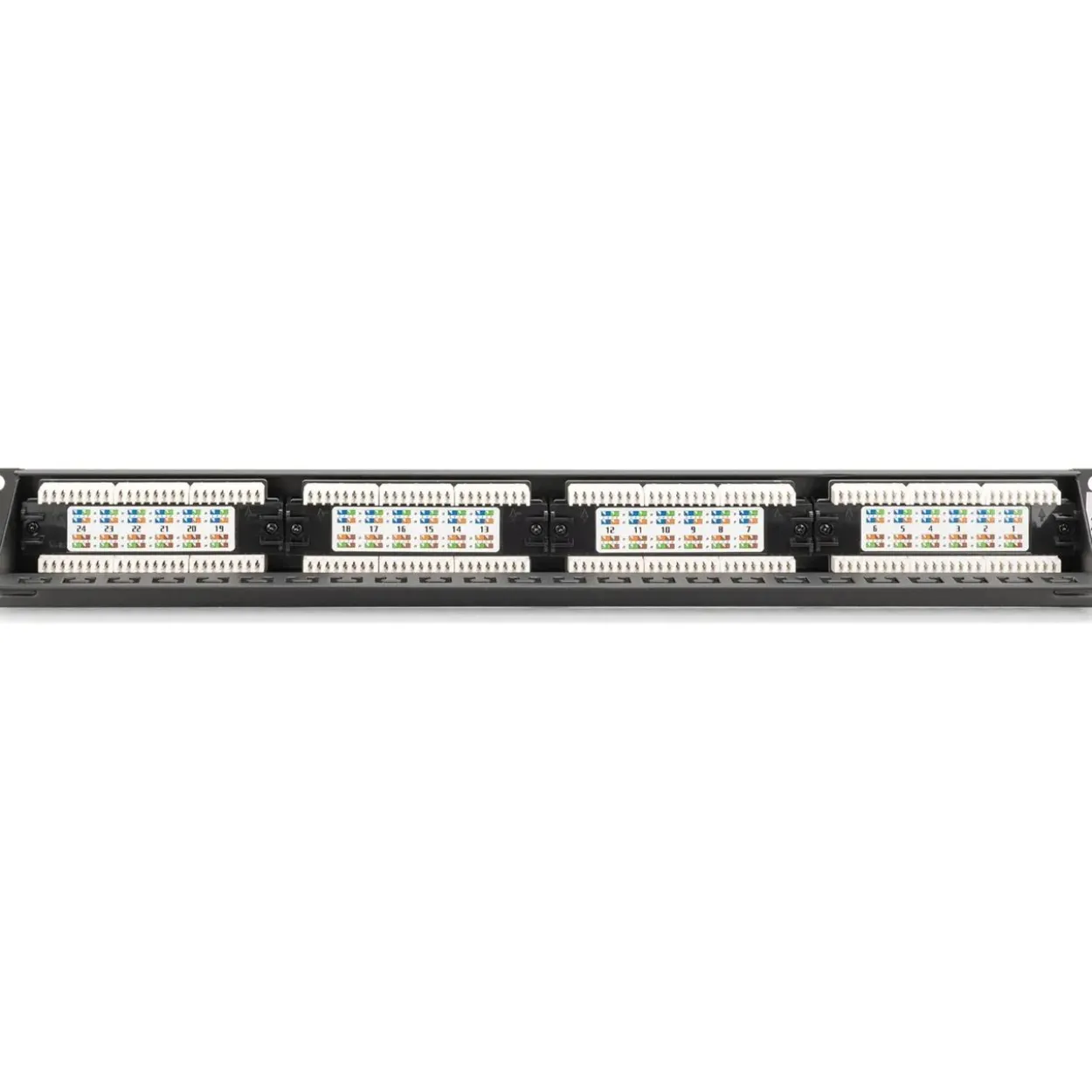 Digitus Patchpanel 1U 24-Port LSA Cat6 8P8C ungeschirmt