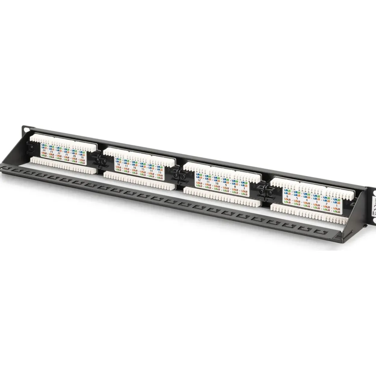 Digitus Patchpanel 1U 24-Port LSA Cat6 8P8C ungeschirmt