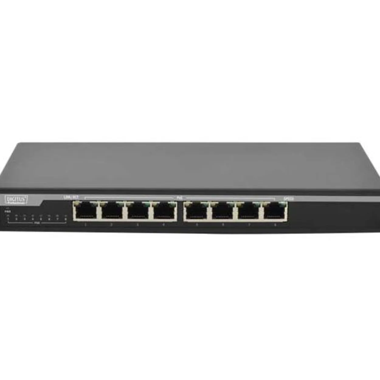 Digitus Professional PoE Switch DIGITUS 8-Port 10/100/1000Mbps 135W + 1x Uplink