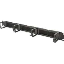 Digitus Rangierpanel 1HE 19" 4xBügel mit Bürstenleise schwarz