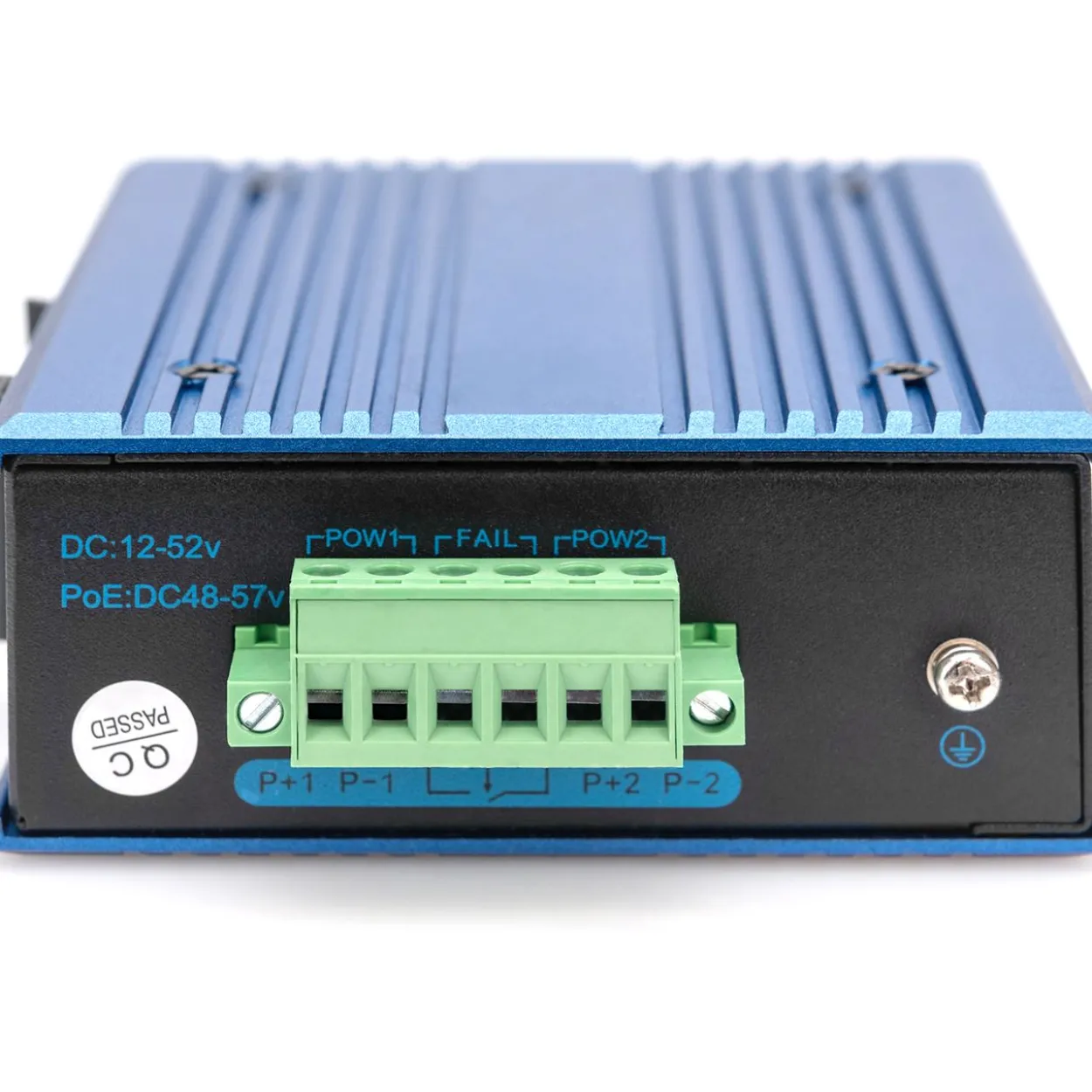 Digitus Switch Ind. 4-Port 10/100 blau