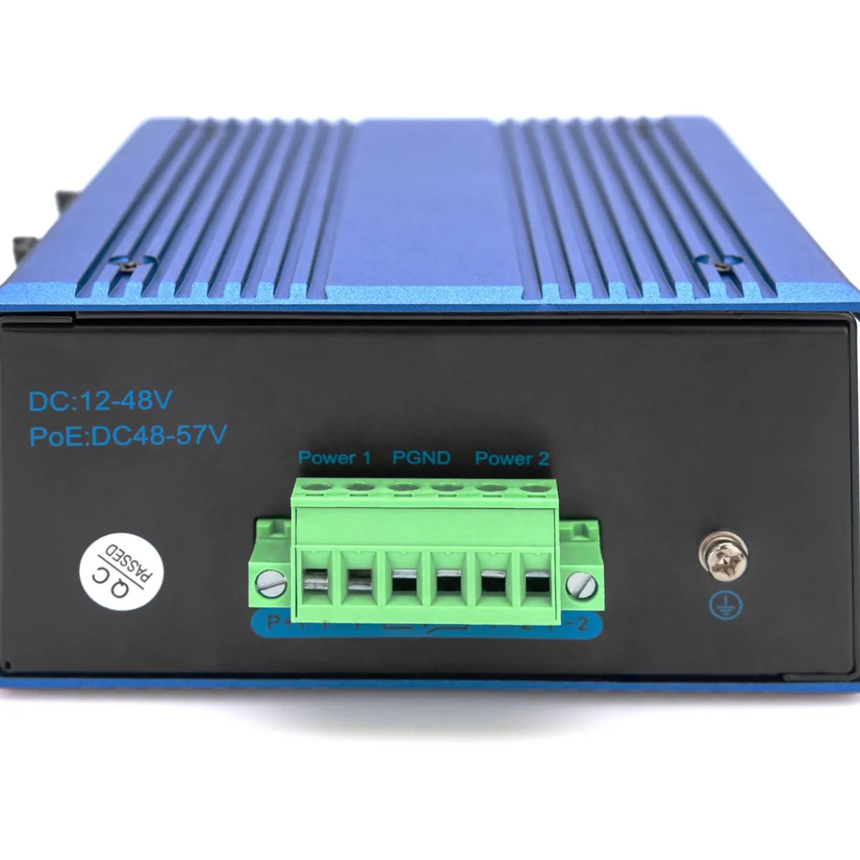 Digitus Switch Ind. 8-Port 10/100 PoE Unmanaged blau