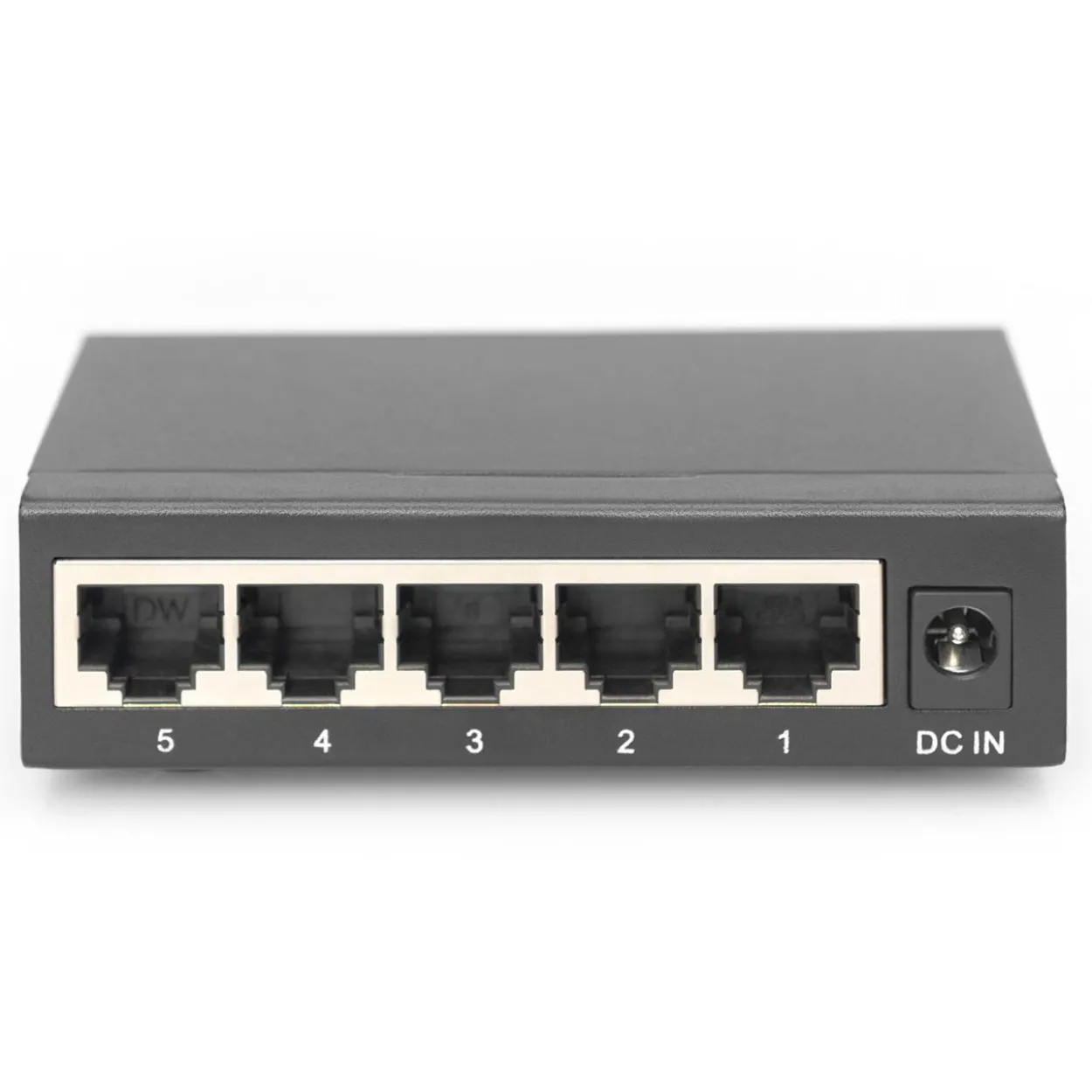 Digitus Switch 5-Port Gigabit Unmanaged Metallgehäuse schw