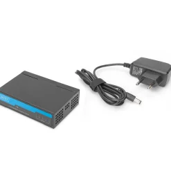 Digitus Switch 5-Port Gigabit Unmanaged Metallgehäuse schw