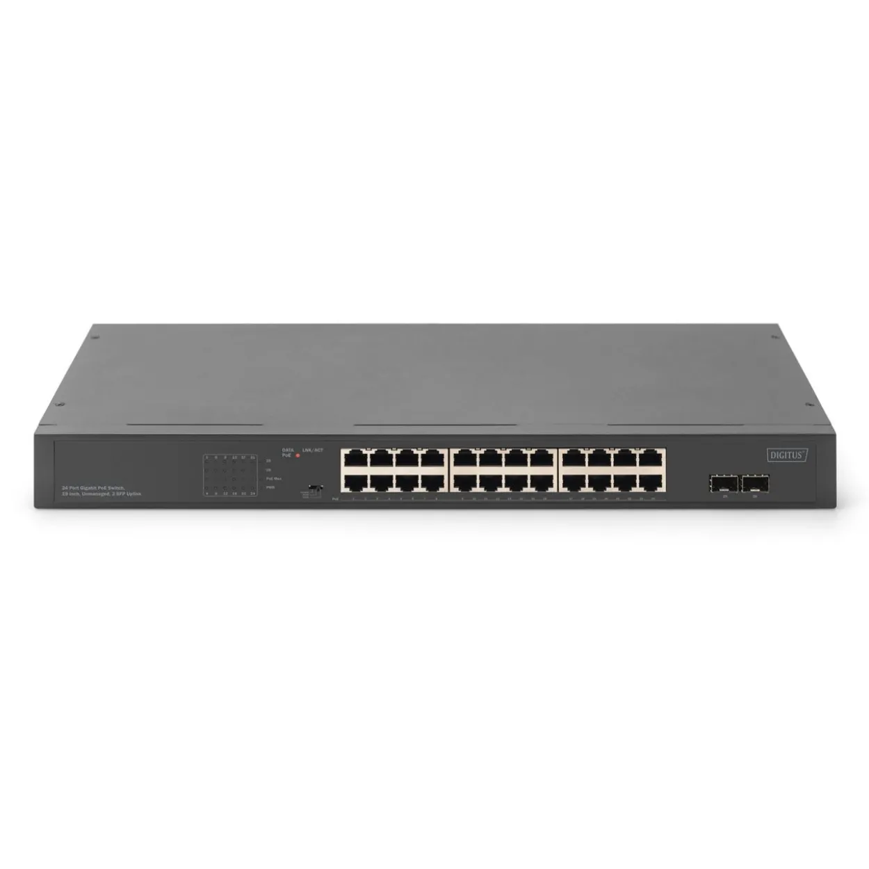 Digitus Switch 24-Port Gigabit Unmanaged schwarz