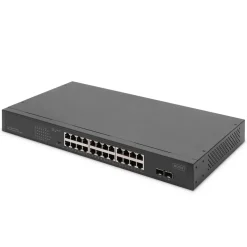 Digitus Switch 24-Port Gigabit Unmanaged schwarz