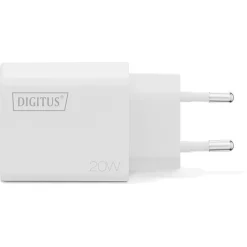 Digitus USB-Ladegerät 20W, 1x USB-C, 1x USB-A wei?