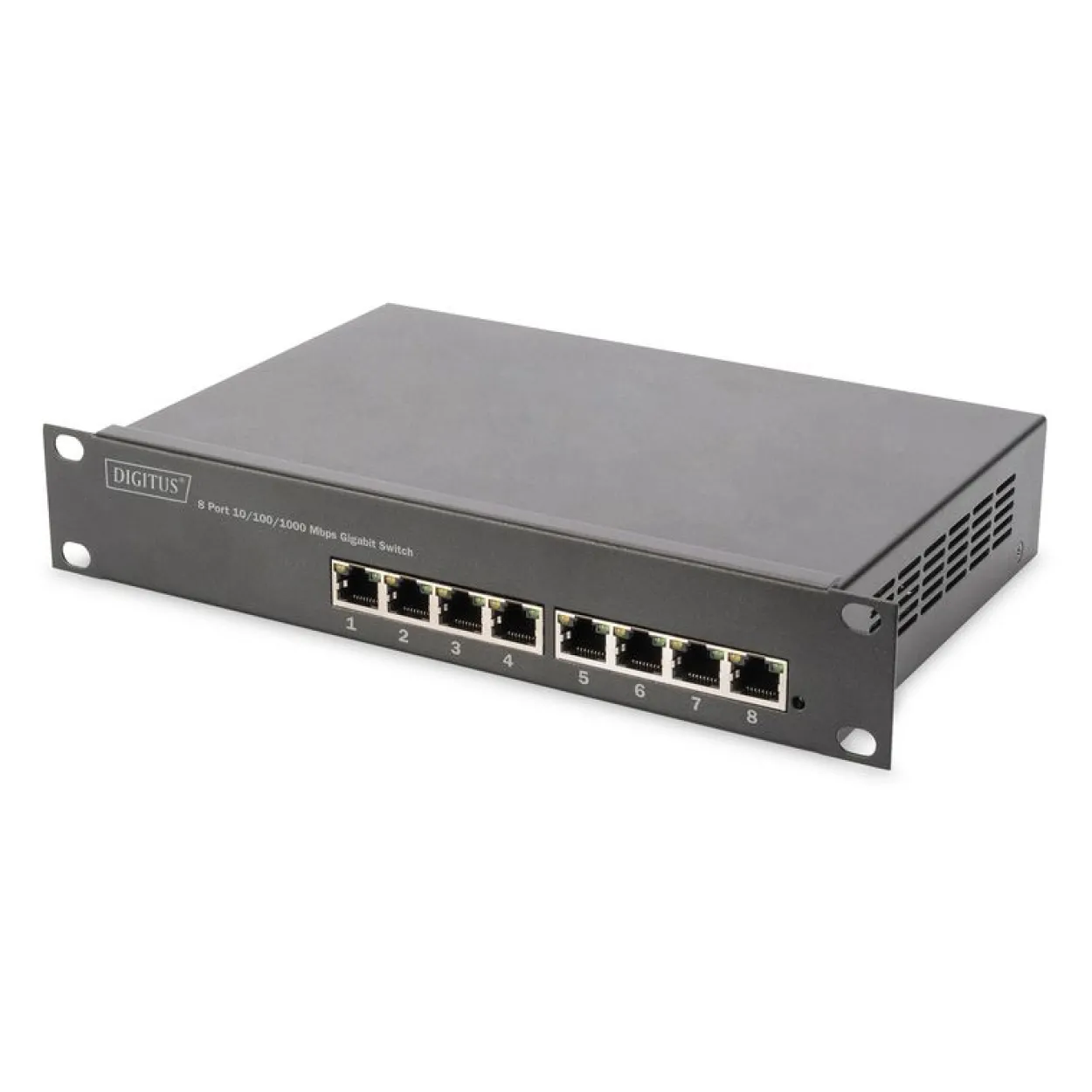 Digitus 10 Zoll 8-Port Gigabit Ethernet PoE+ Switch