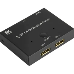 DisplayPort Good Connections 1.4 Switch / Umschalter, 2-fach, bidirektional, 8K @30Hz