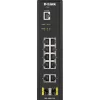 D-LINK 12 Port L2 Industrial Smart Managed Switch with 10 x 1GBaseTX ports and 2 x SFP ports