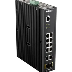D-LINK 12 Port L2 Industrial Smart Managed Switch with 10 x 1GBaseTX ports and 2 x SFP ports