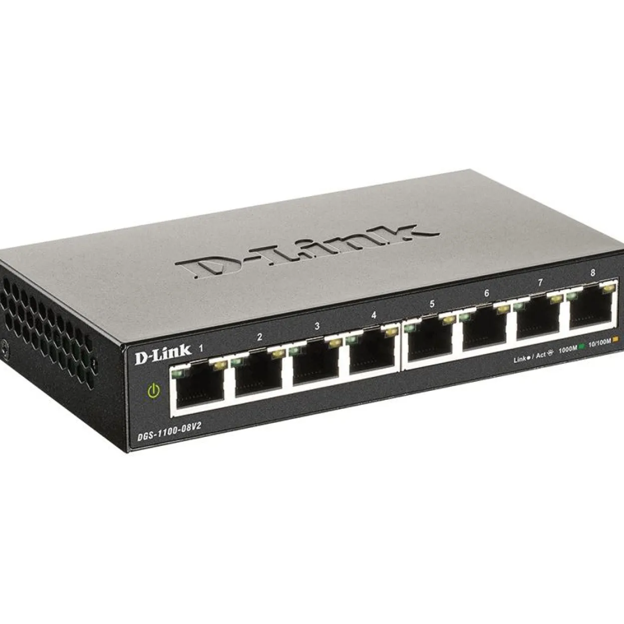 D-Link Switch 8G L2 managed 8x10/100/1000 managed DGS-1100-08V2/E