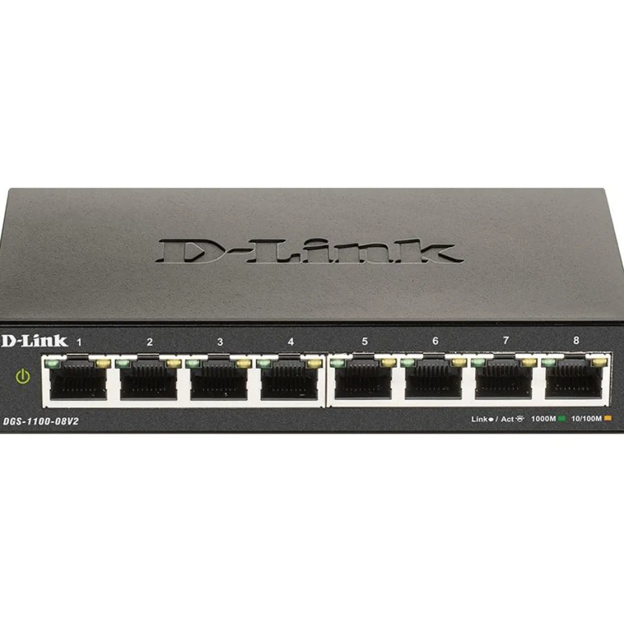 D-Link Switch 8G L2 managed 8x10/100/1000 managed DGS-1100-08V2/E