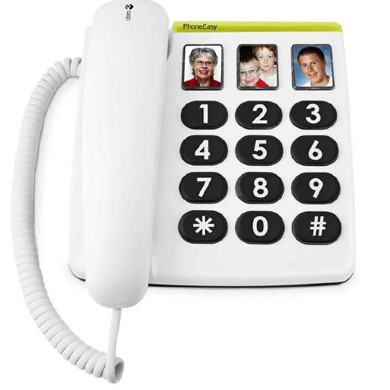 Doro Großtastentelefon PhoneEasy 331ph weiß