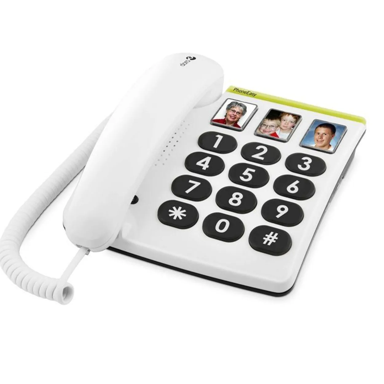 Doro Großtastentelefon PhoneEasy 331ph weiß