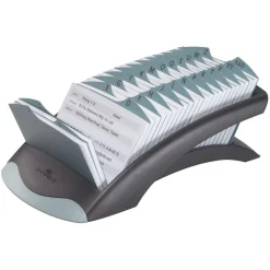 DURABLE Adresskartei Telindex desk schwarz, für 500 Adress,- Telefonkarten