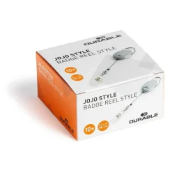 DURABLE Ausweishalter JOJO STYLE grau 10 St.