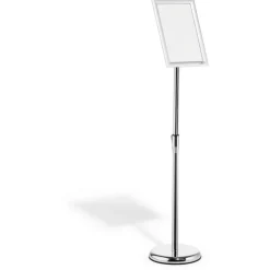 Durable Bodenständer INFO Aluminium Klapprahmen A4 silber