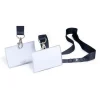 DURABLE 10 Click Fold Namensschilder mit Textilband 9,0 x 5,4 cm