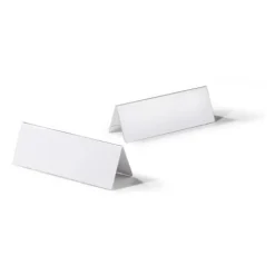 DURABLE Durable Tischnamensschild 105/210x297mm transp 10er Pck