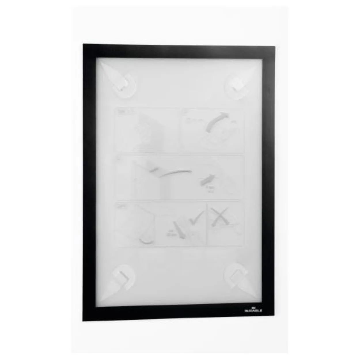 Durable DURAFRAME WALLPAPER A4 Inforahmen schwarz