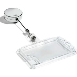 Durable Jojo Chrome m Aufrollmechanismus u Gürtelclip 10 St