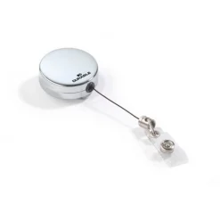Durable Jojo Chrome m Aufrollmechanismus u Gürtelclip 10 St