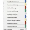 Durable Kunststoff-Register, für Versicherungen, A4, PP